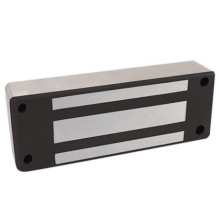 Securitron Maglock, Satin Stainless Steel, 12VDC/24VDC, Stainless Steel M62FB